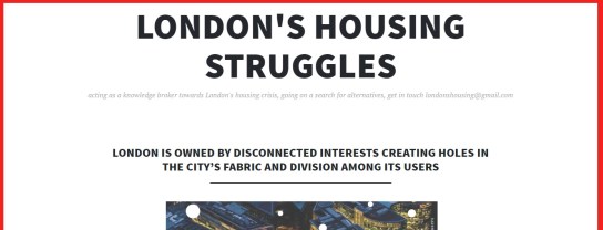 London Housing Crisis