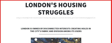 London Housing Crisis