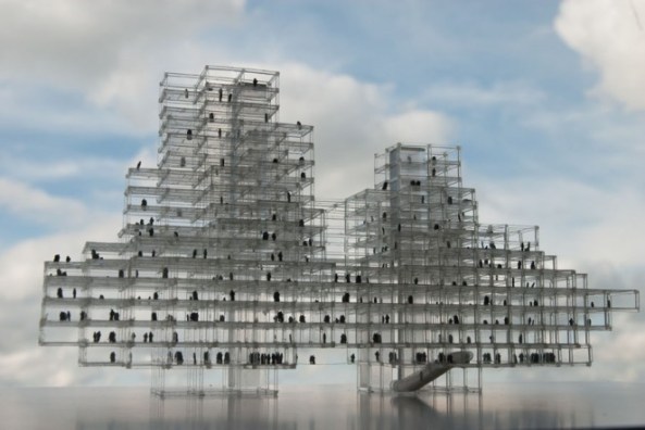 Rotterdam Stadskantoor_MODEL_FRAME-OMA 2009 662x443